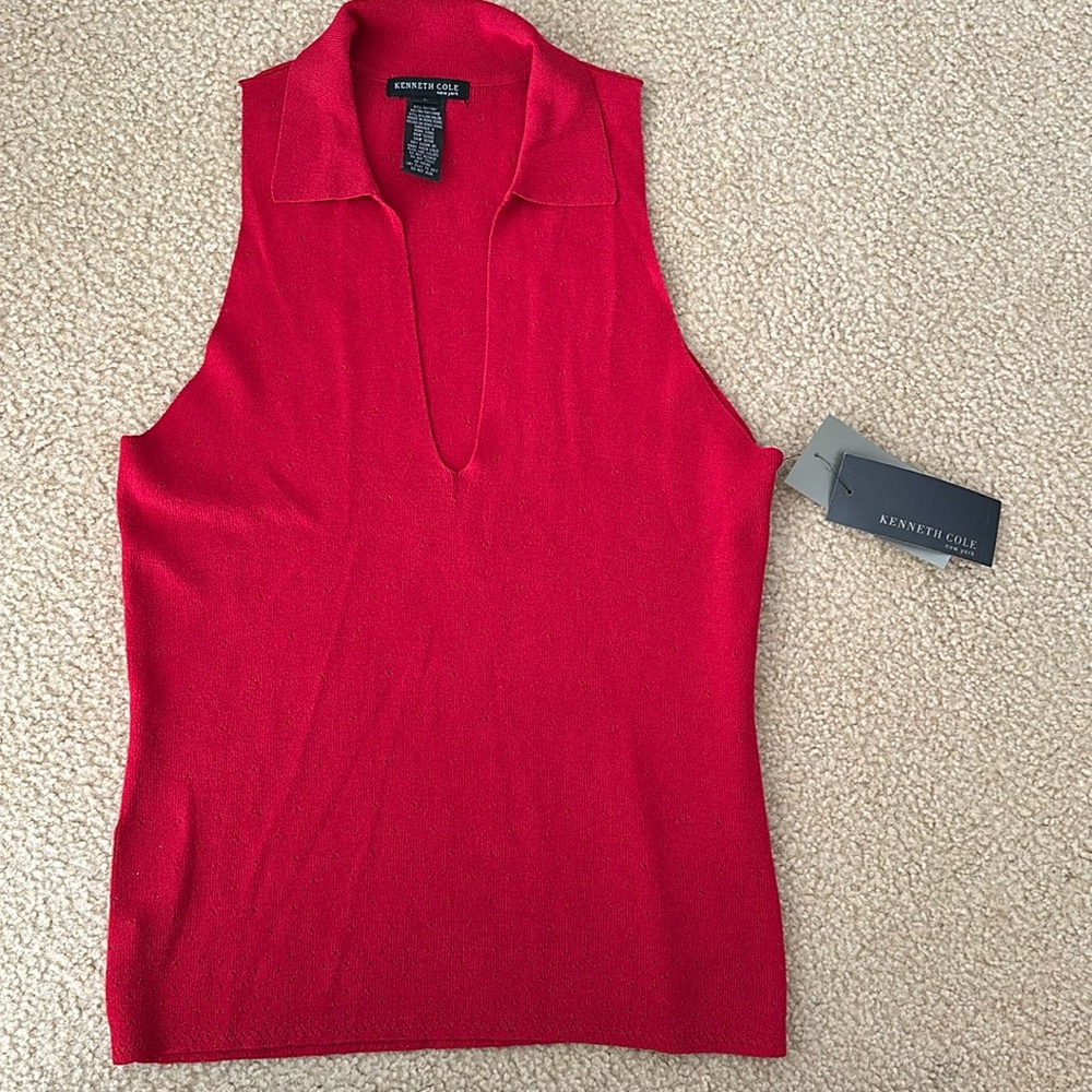 Kenneth Cole New York Women’s sleeveless rayon top